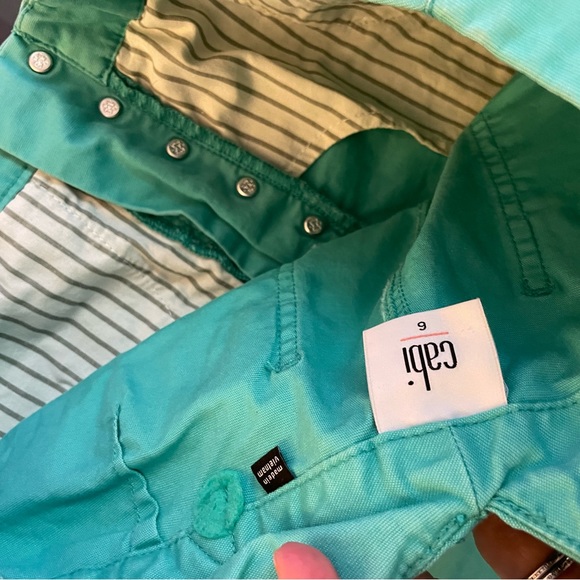 Cabi green shirt size 6 - Picture 2 of 3